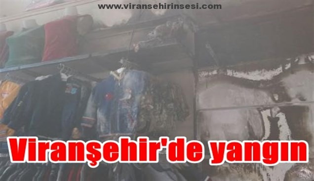 Viranşehir’de yangın