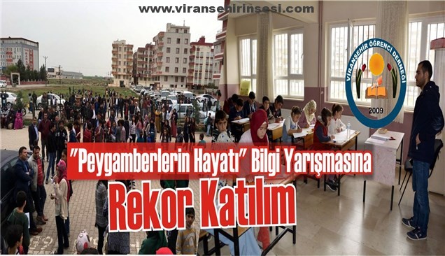 “Peygamberlerin Hayatı” Bilgi Yarışmasına Rekor Katılım